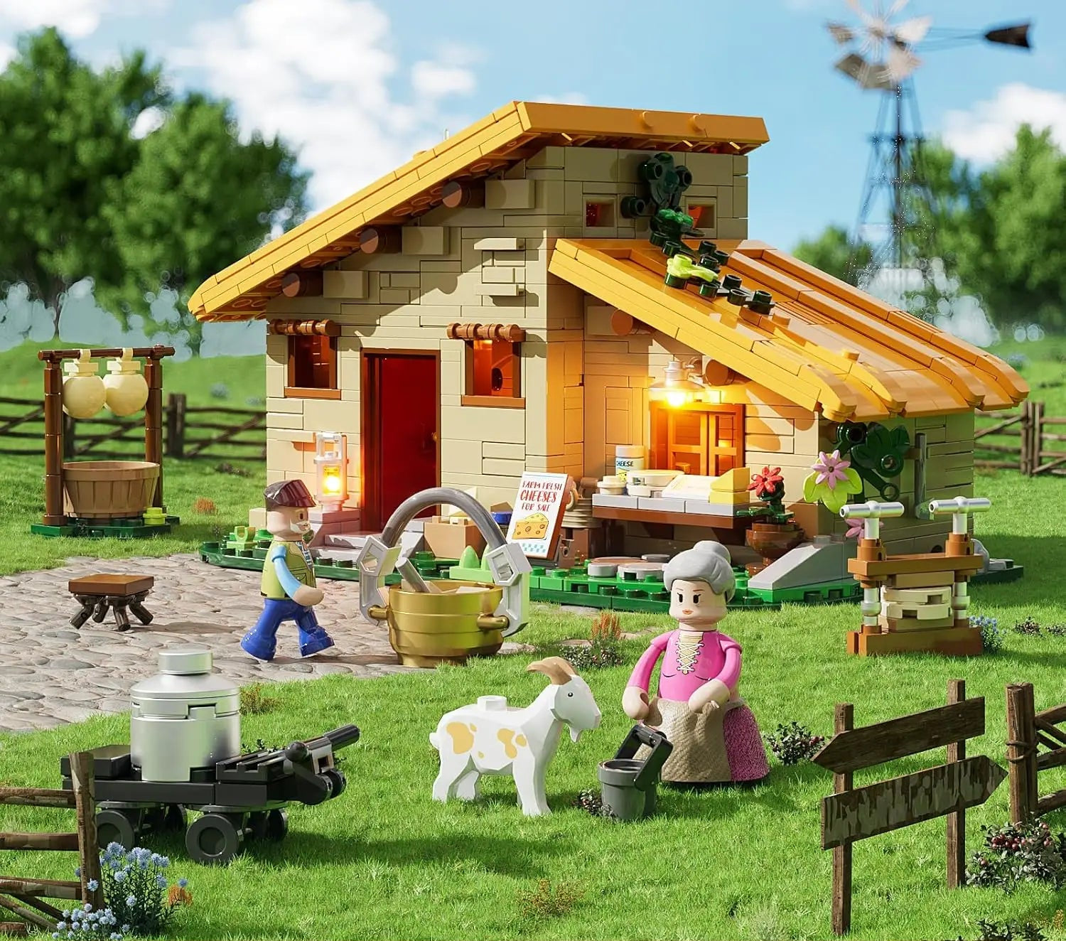 Fabrique de Fromage de Chèvre - 867 Pièces