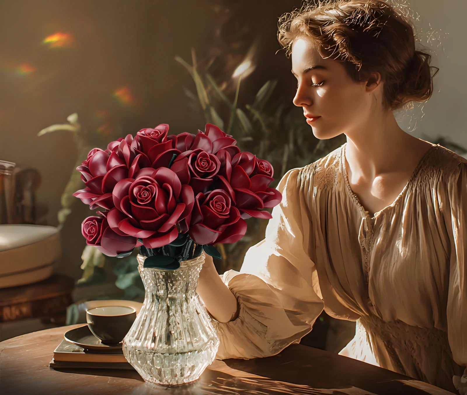 Set Bouquets de Roses - 12 pièces