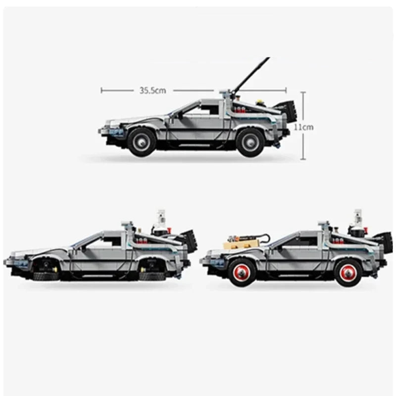 DeLorean Retour vers le Futur - 1872 pièces