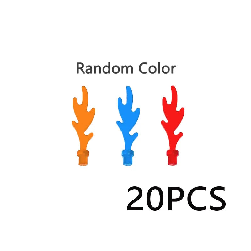 Set  bougies / flammes / buches