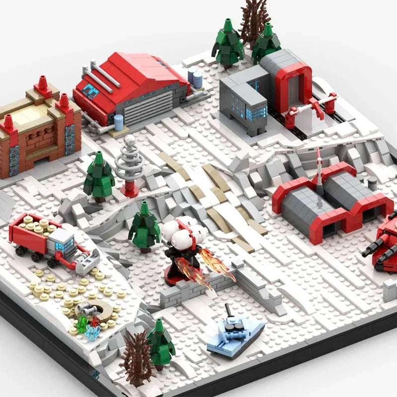 Command & Conquer (C&C) Red Alert - Soviet Base 1646 pièces