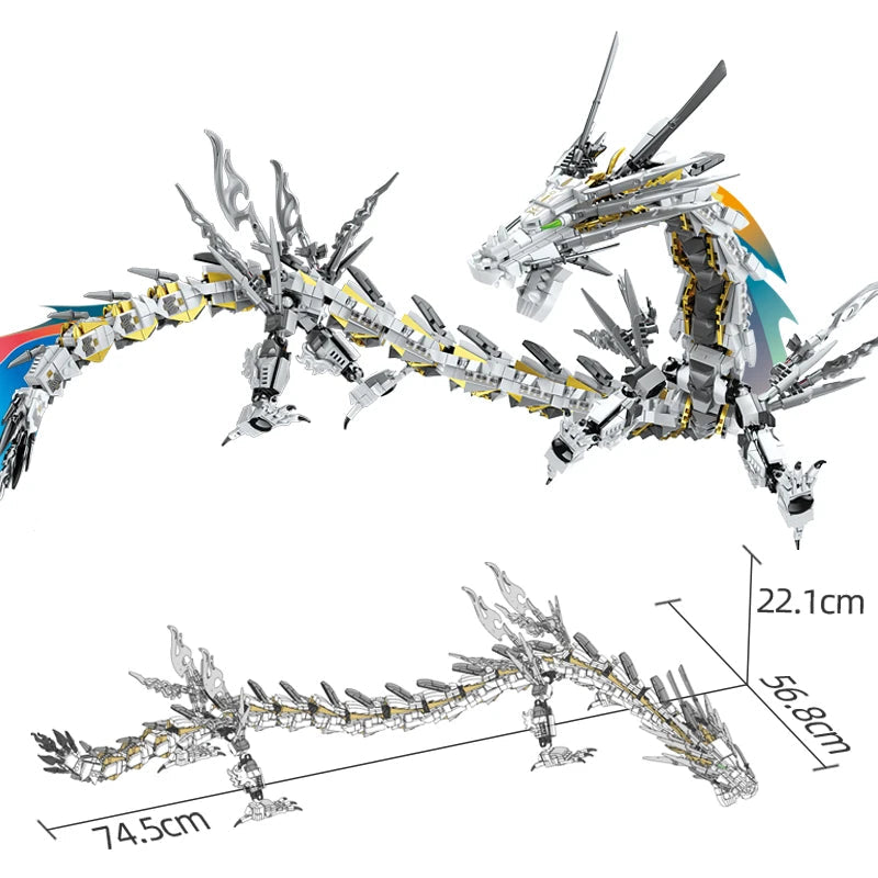 Dragon Blanc - 1485 pièces