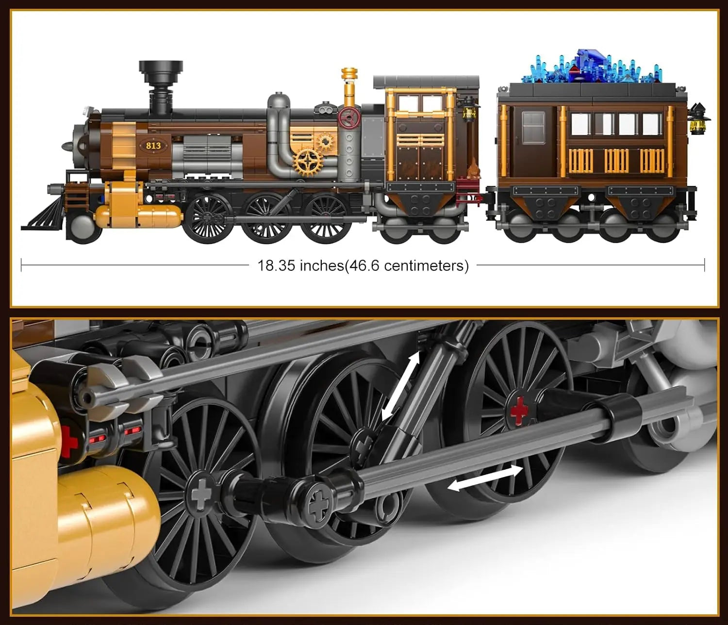 Train Cyberpunk - 1056 Pièces