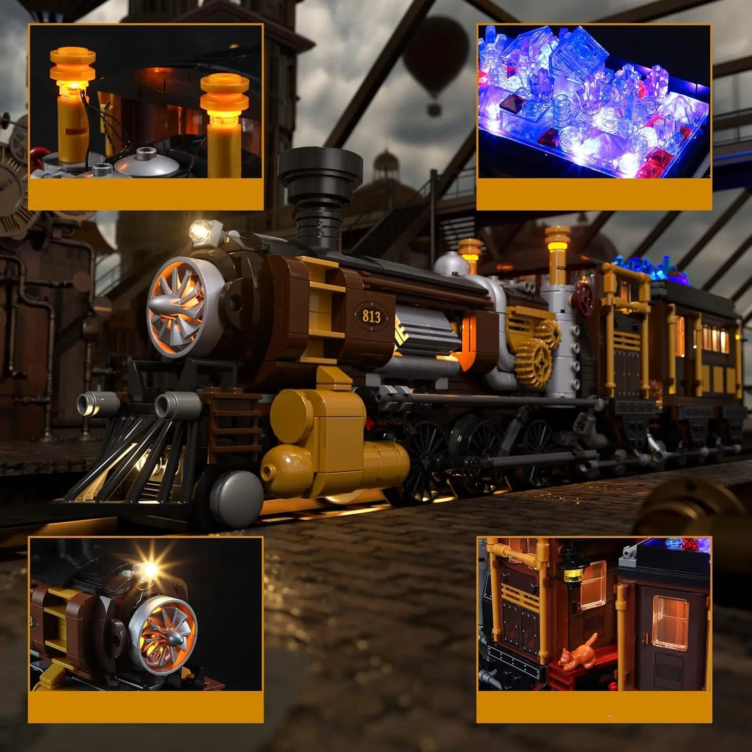 Train Cyberpunk - 1056 Pièces