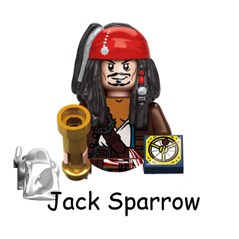 Set Personnages Films (Pirates des Caraïbes, Harry Potter)