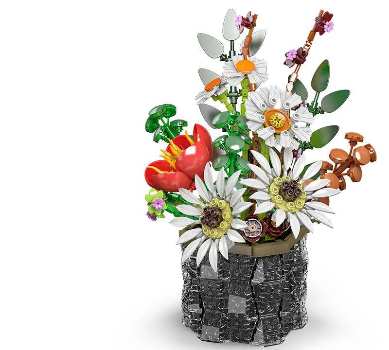 Fleurs en Pot - 1157 pièces