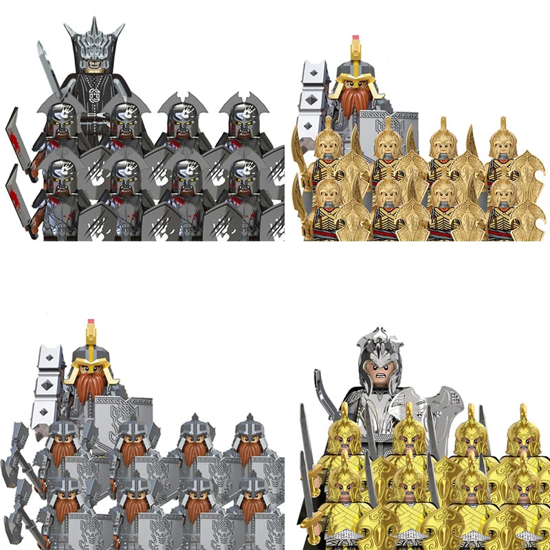 Set 9 pièces Seigneurs des Anneaux