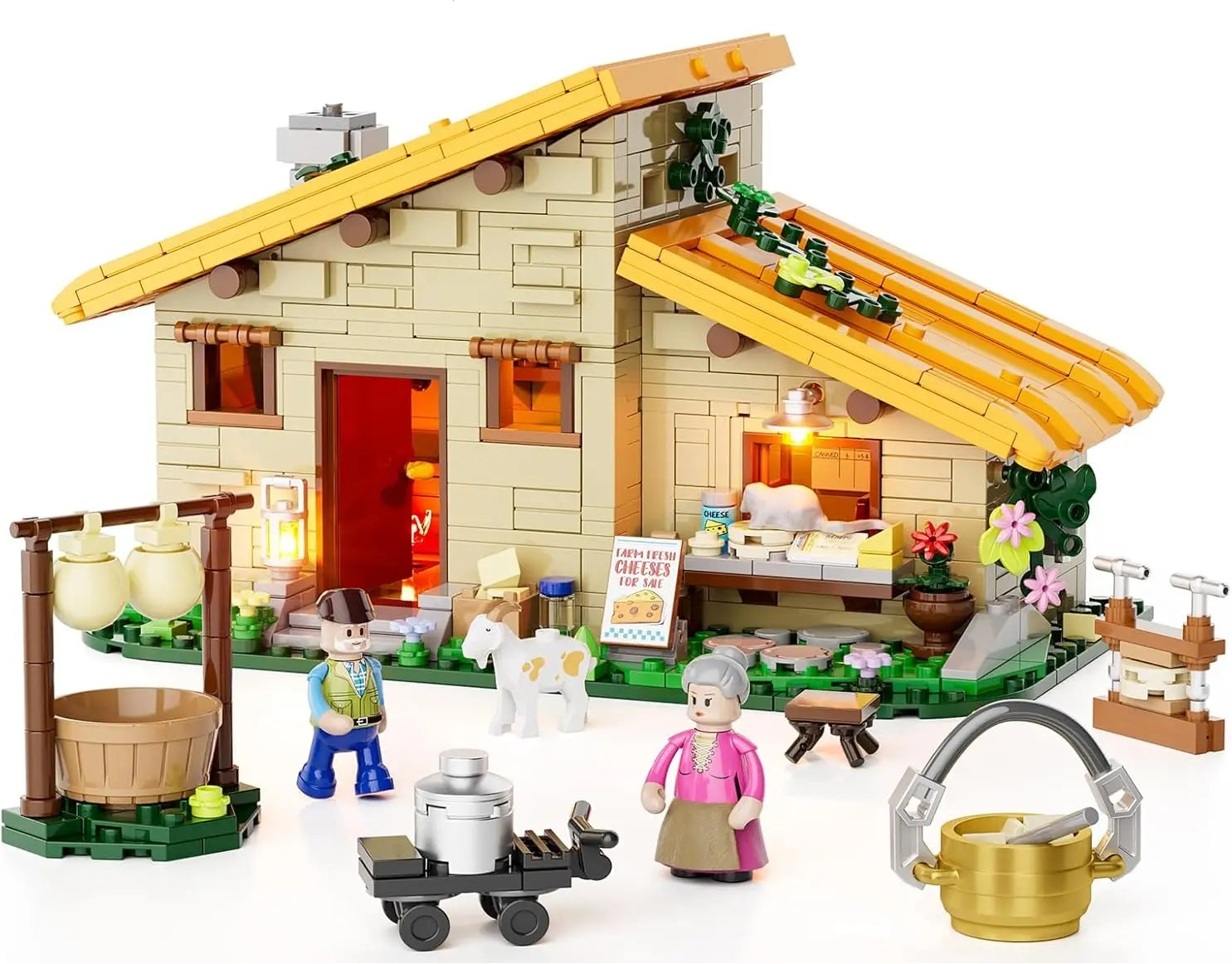 Fabrique de Fromage de Chèvre - 867 Pièces