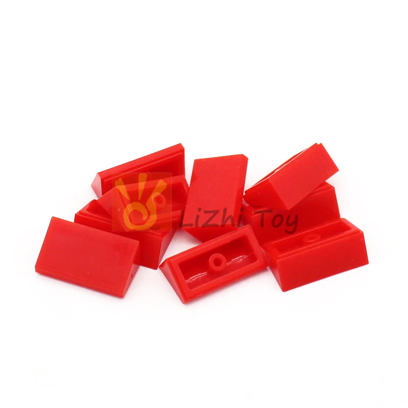 Set 100 pièces de 1x2 pentes