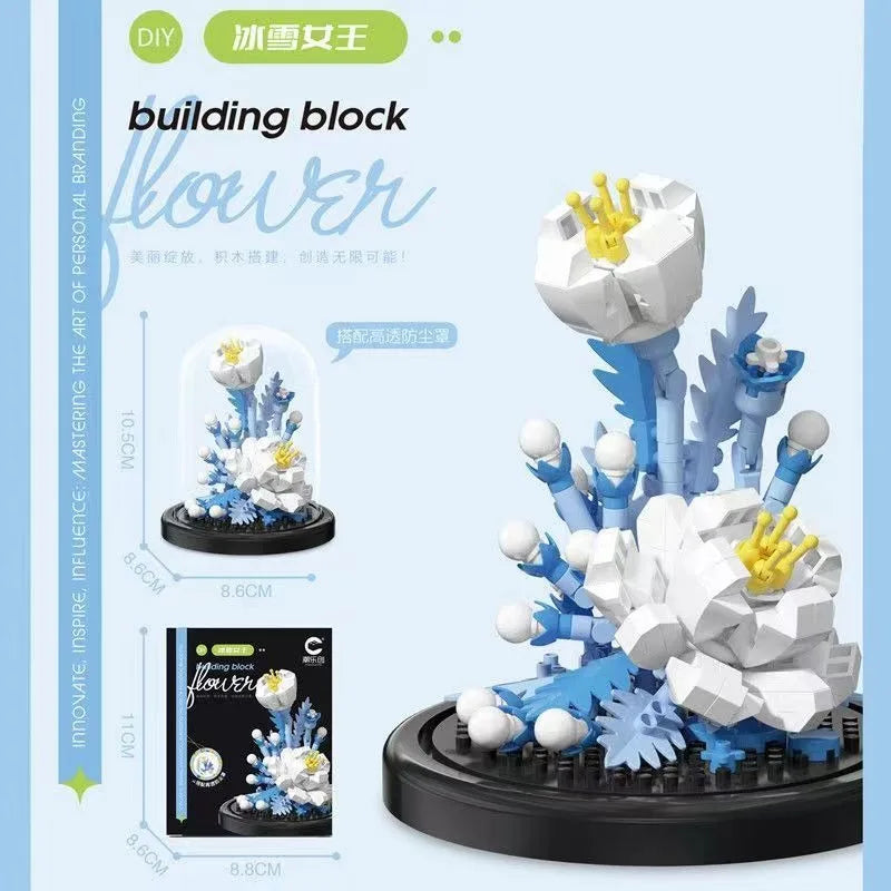 Set Bouquets sous verre