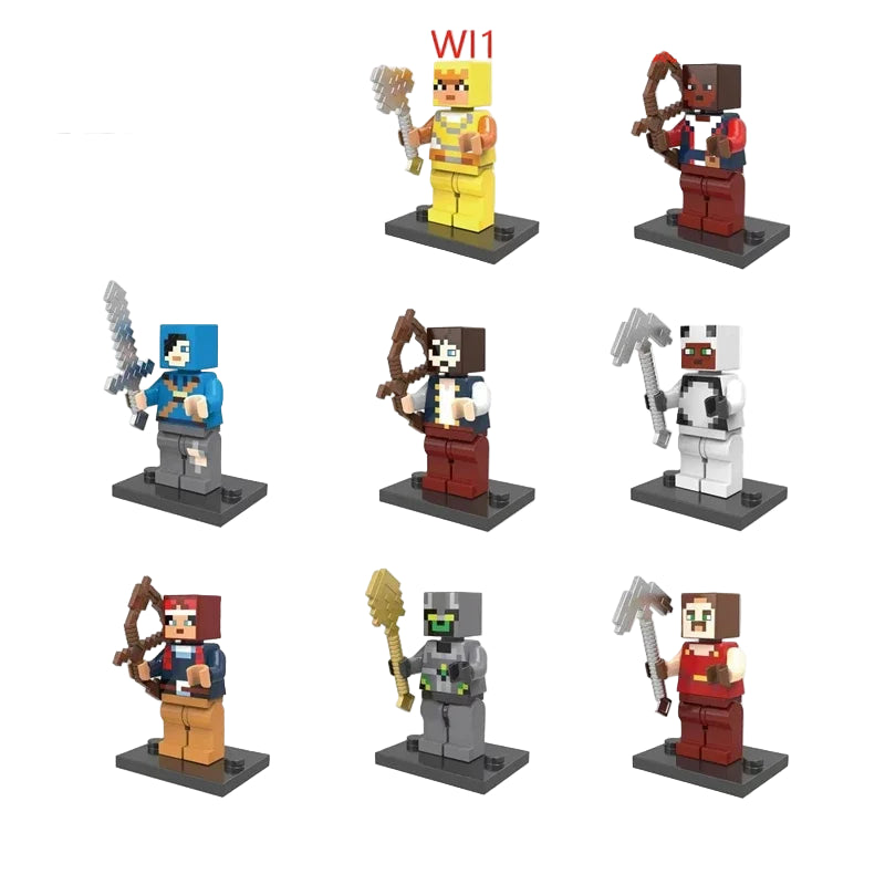 Lot Figurines Minecraft