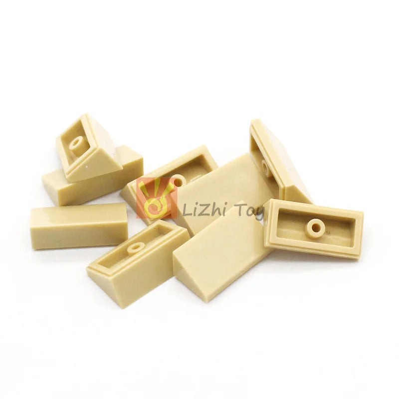 Set 100 pièces de 1x2 pentes