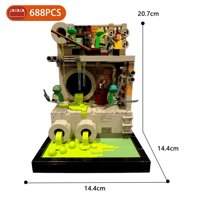 Tortues Ninja - 688 pièces