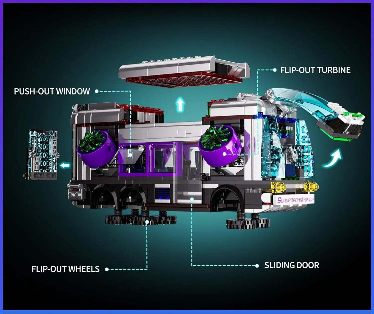 Bus Cyberpunk -  605 Pièces