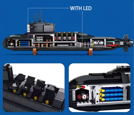 Sous-Marin Nucléaire - 1498 pièces