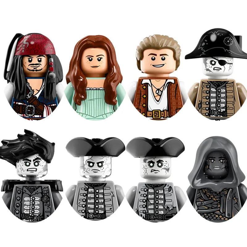 Set Personnages Films (Pirates des Caraïbes, Harry Potter)