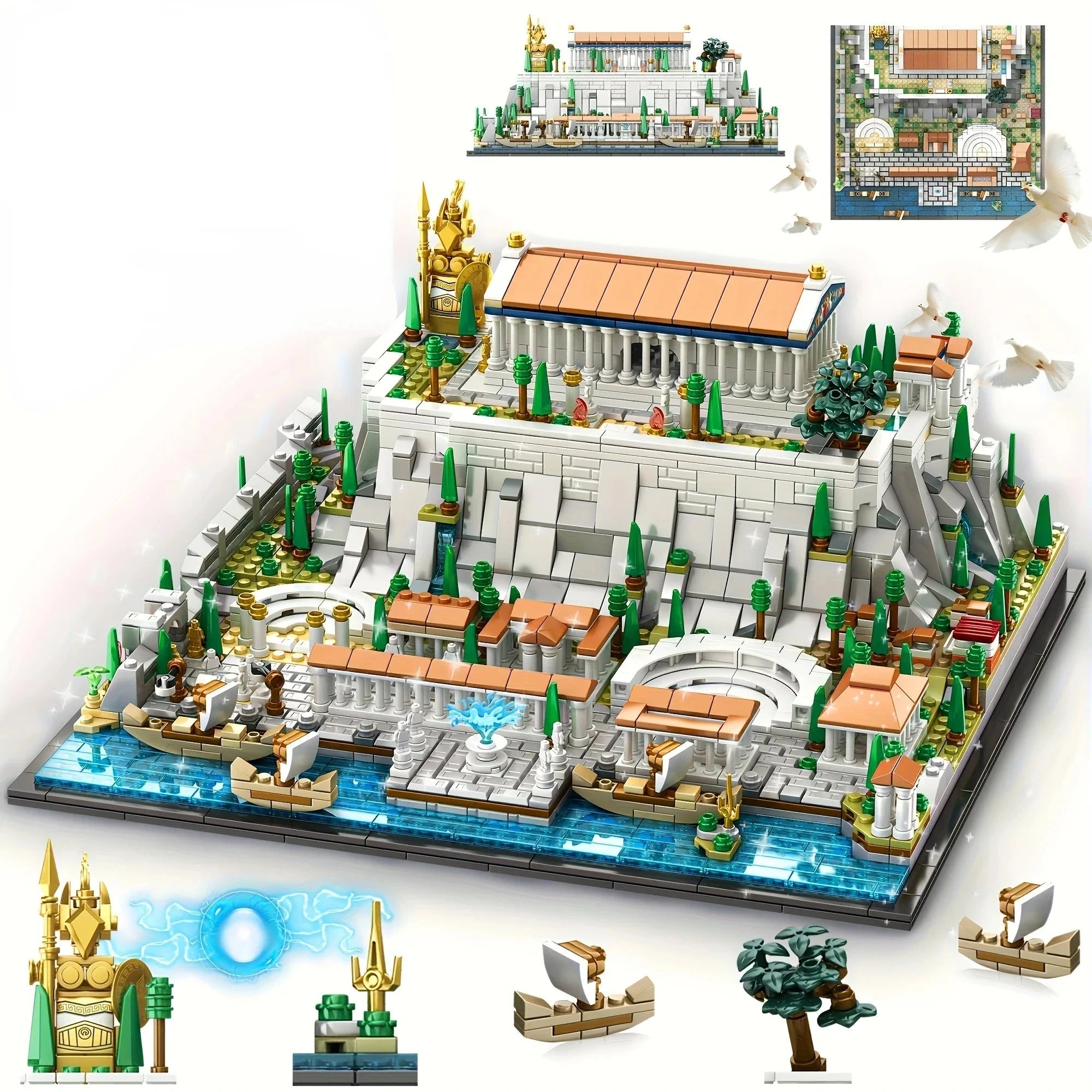 Acropole d'Athene - 1988 pièces