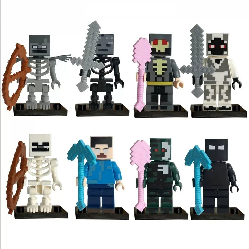 Lot Figurines Minecraft