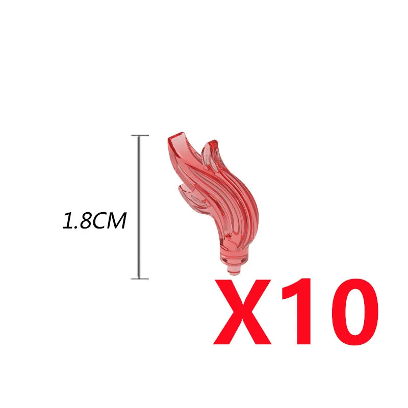 Set  bougies / flammes / buches