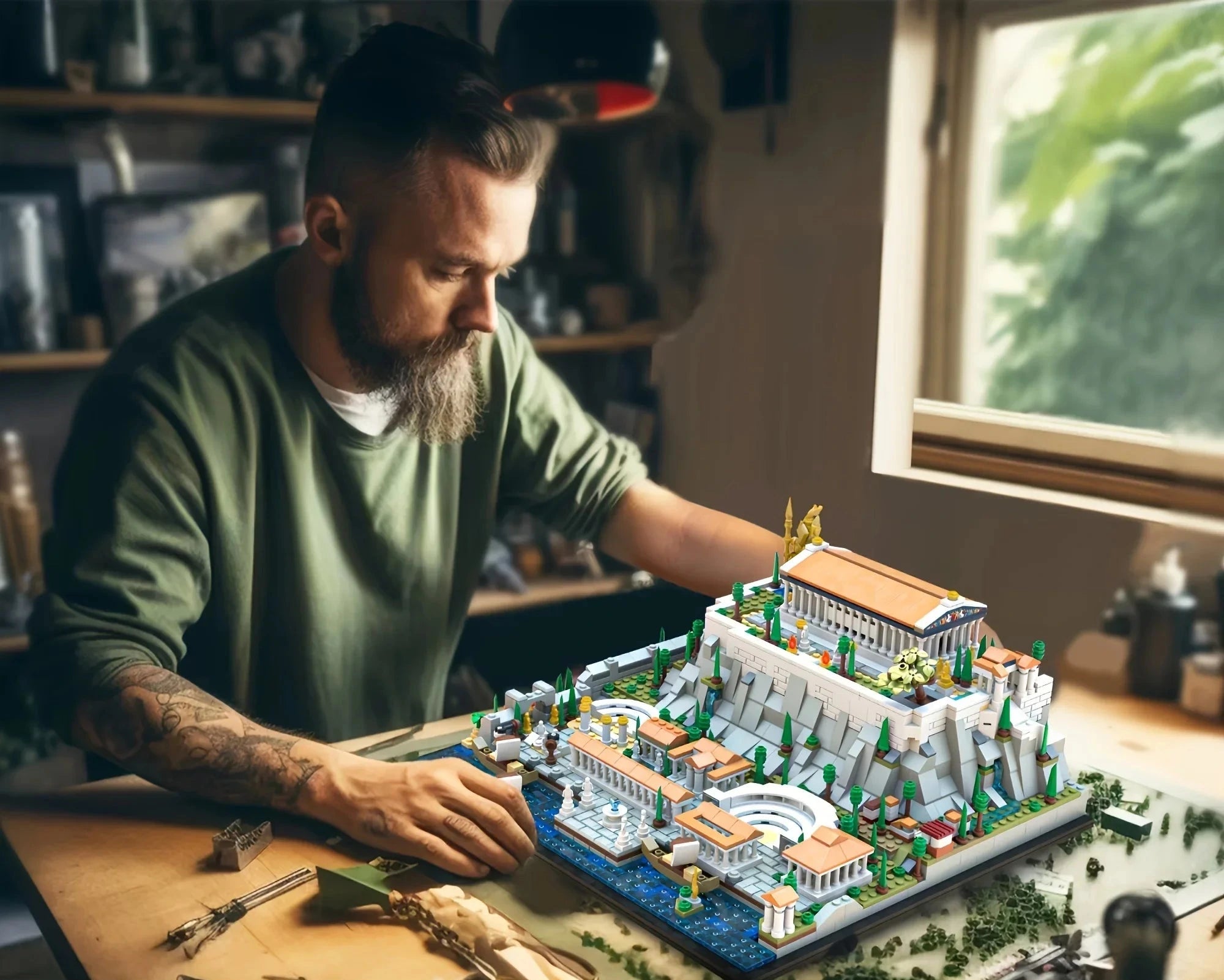 Acropole d'Athene - 1988 pièces