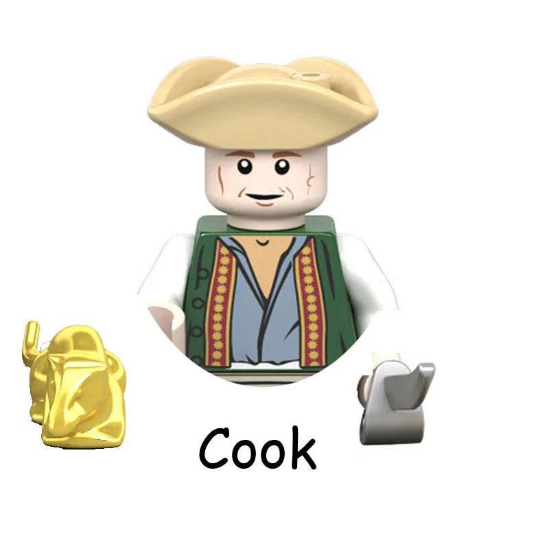 Set Personnages Films (Pirates des Caraïbes, Harry Potter)