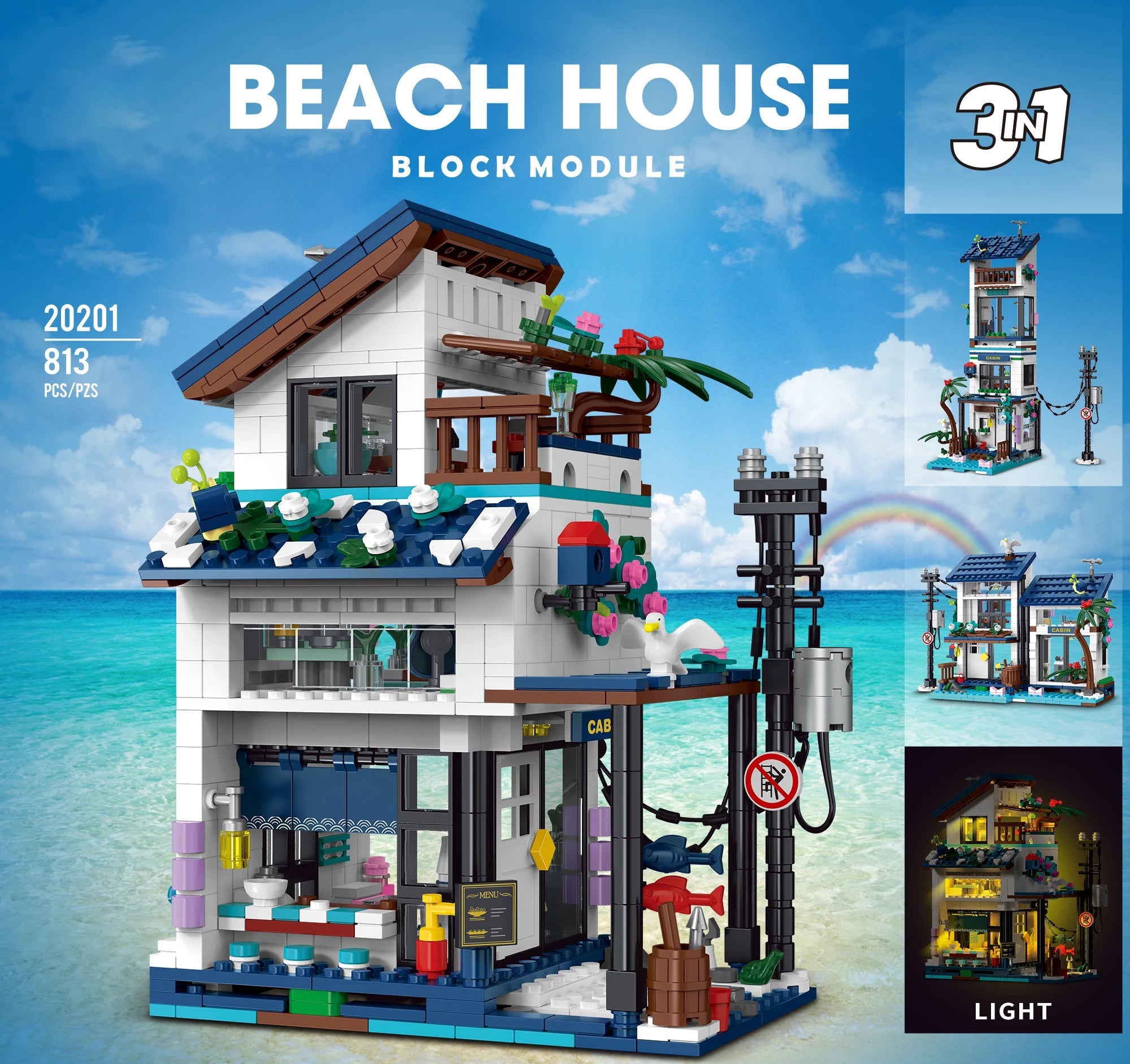 3en1 Maison au bord de l'eau - 813 pièces