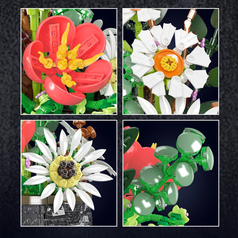 Fleurs en Pot - 1157 pièces