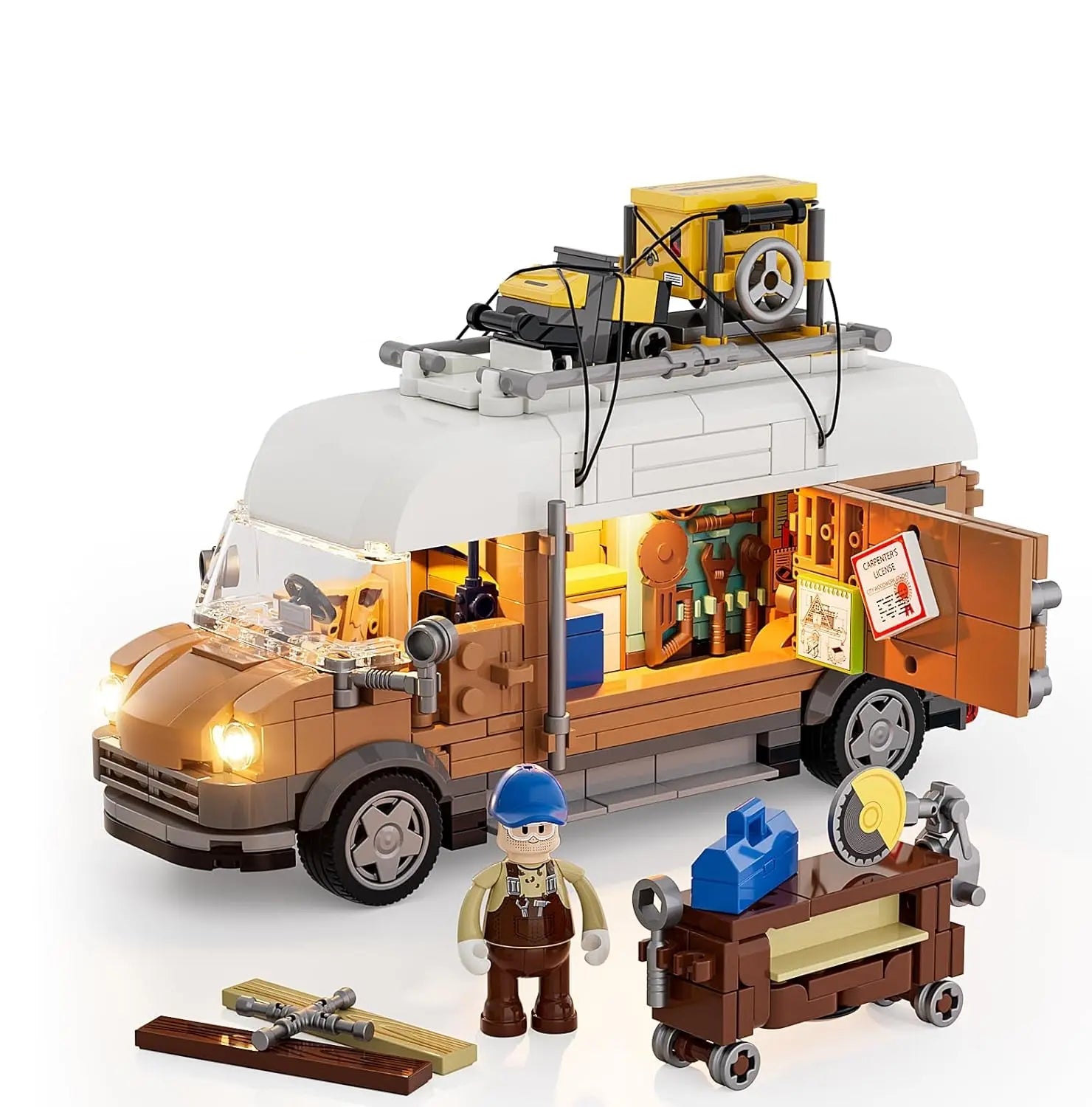 Véhicule de Menuisier - 496 Pièces