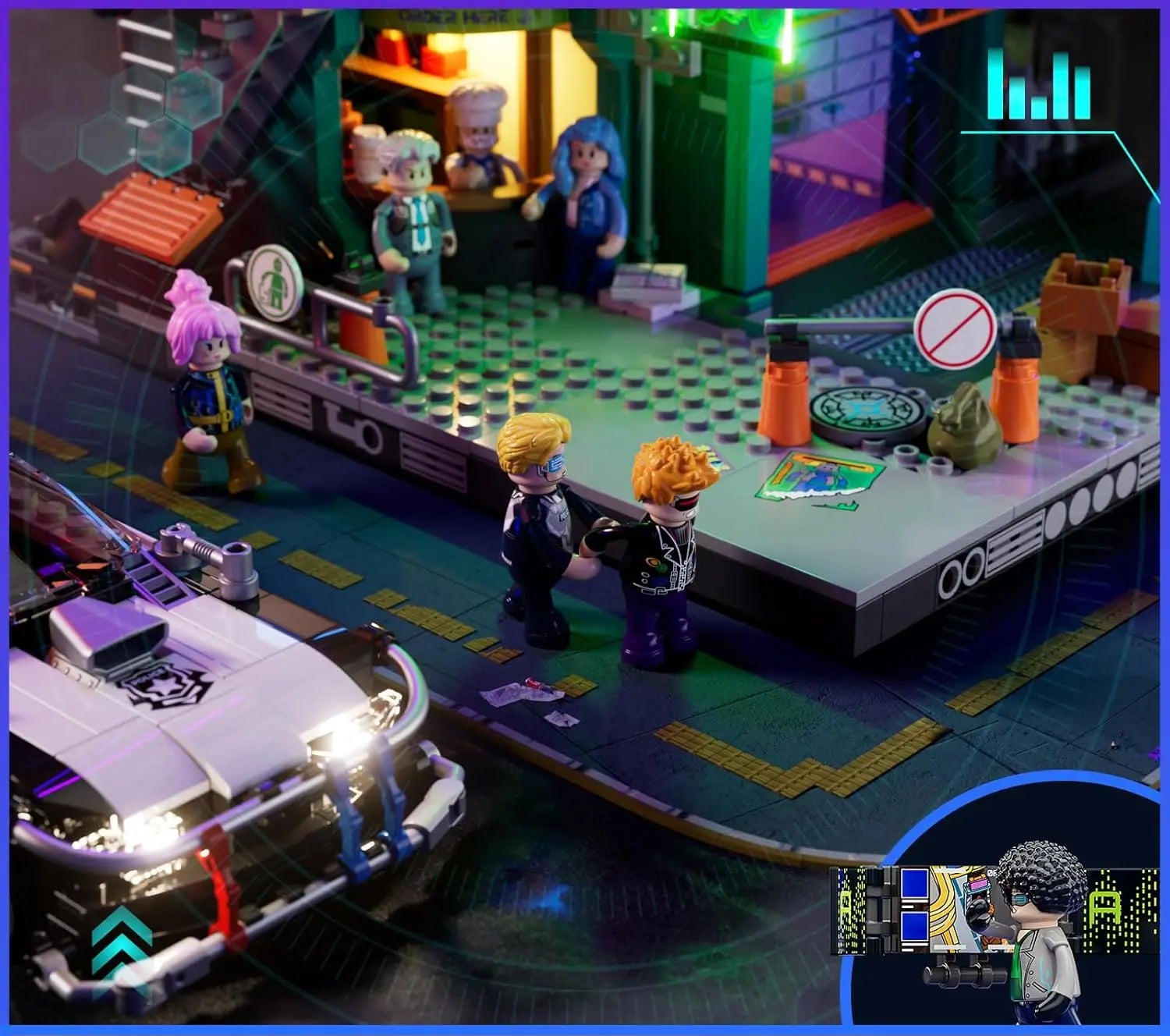 Voiture de Police - 372 Pièces