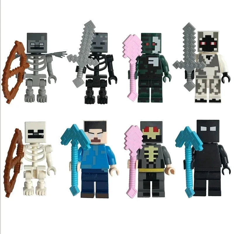 Lot Figurines Minecraft