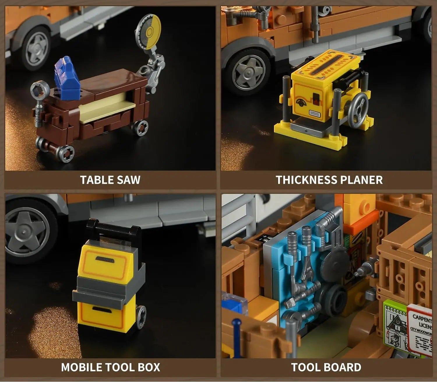 Véhicule de Menuisier - 496 Pièces